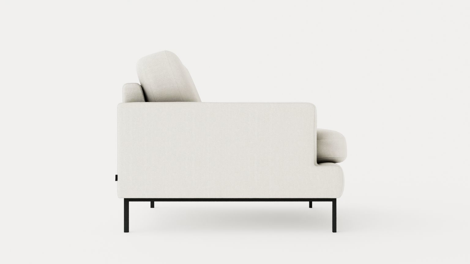 Crosby armchair Low-poly 3D model_2