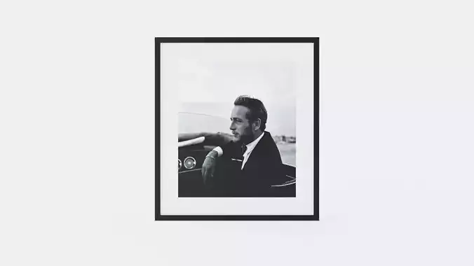Photo art - Paul Newman - Venice 1963 Low-poly 3D model