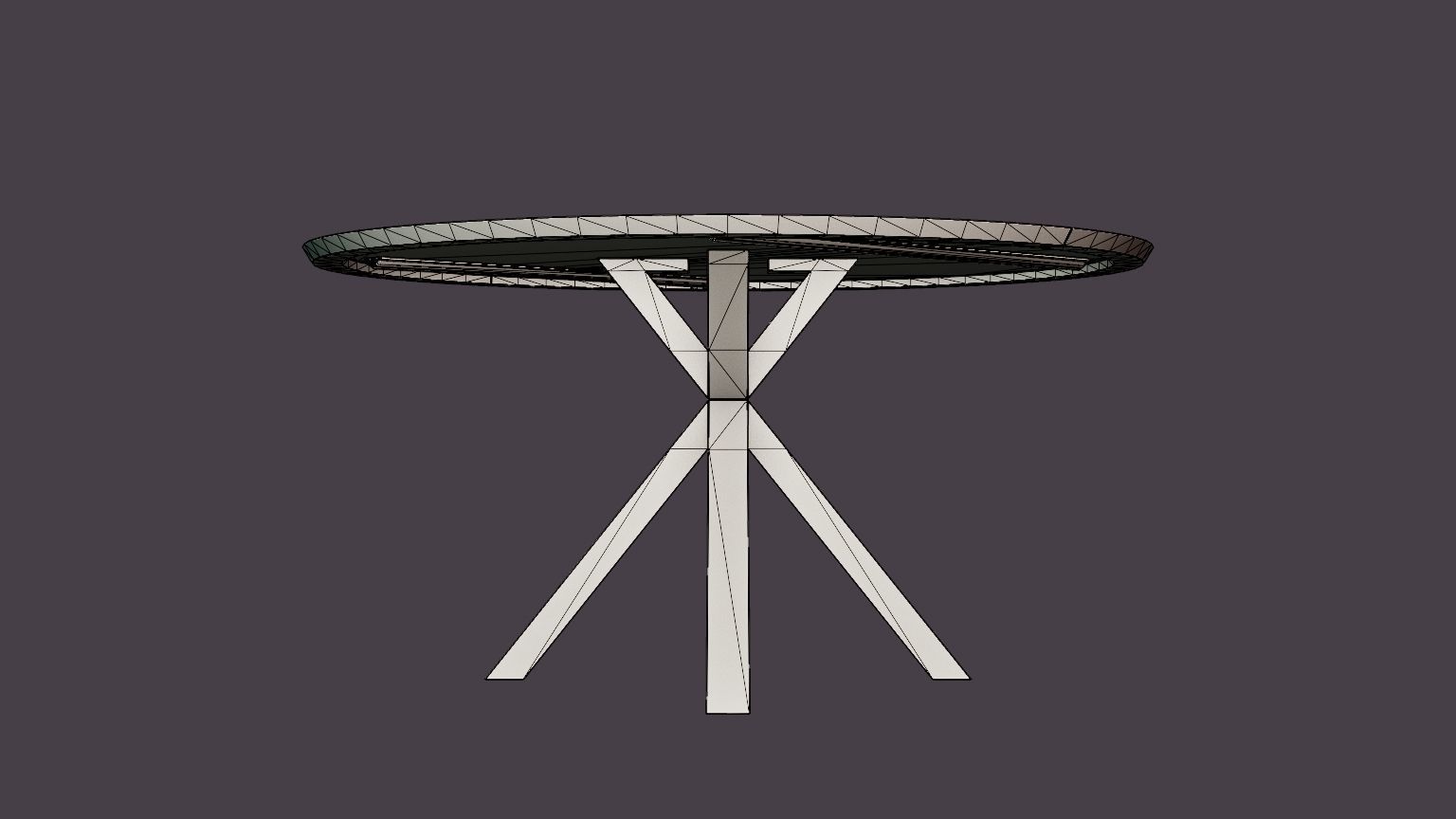 Liberty dining table light eil Low-poly 3D model_5