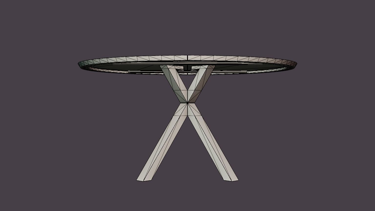 Liberty dining table light eil Low-poly 3D model_4
