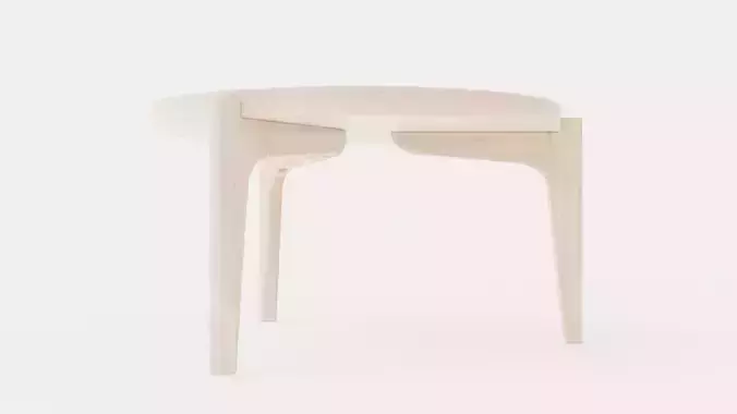 Michigan Coffee table - White oiled oak