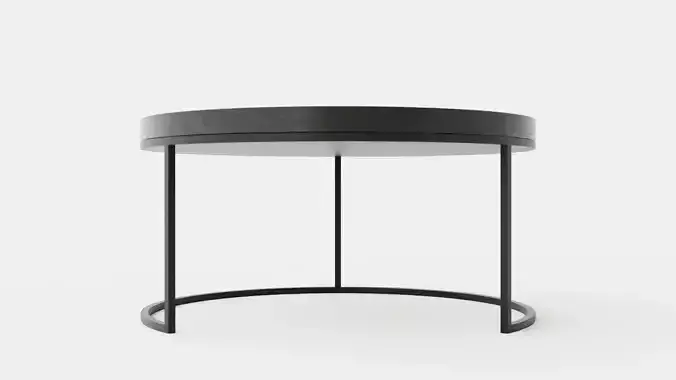 Midtown coffee table - Black oak veneer