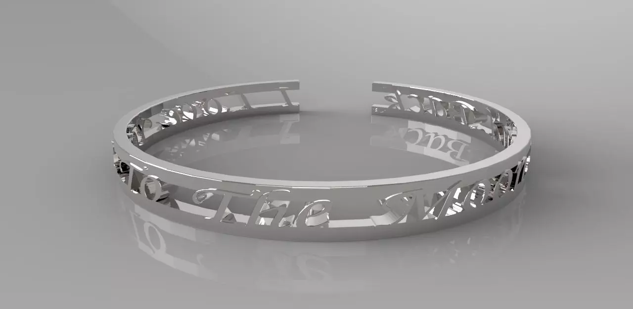 Bracelet Love II Free 3D print model_0