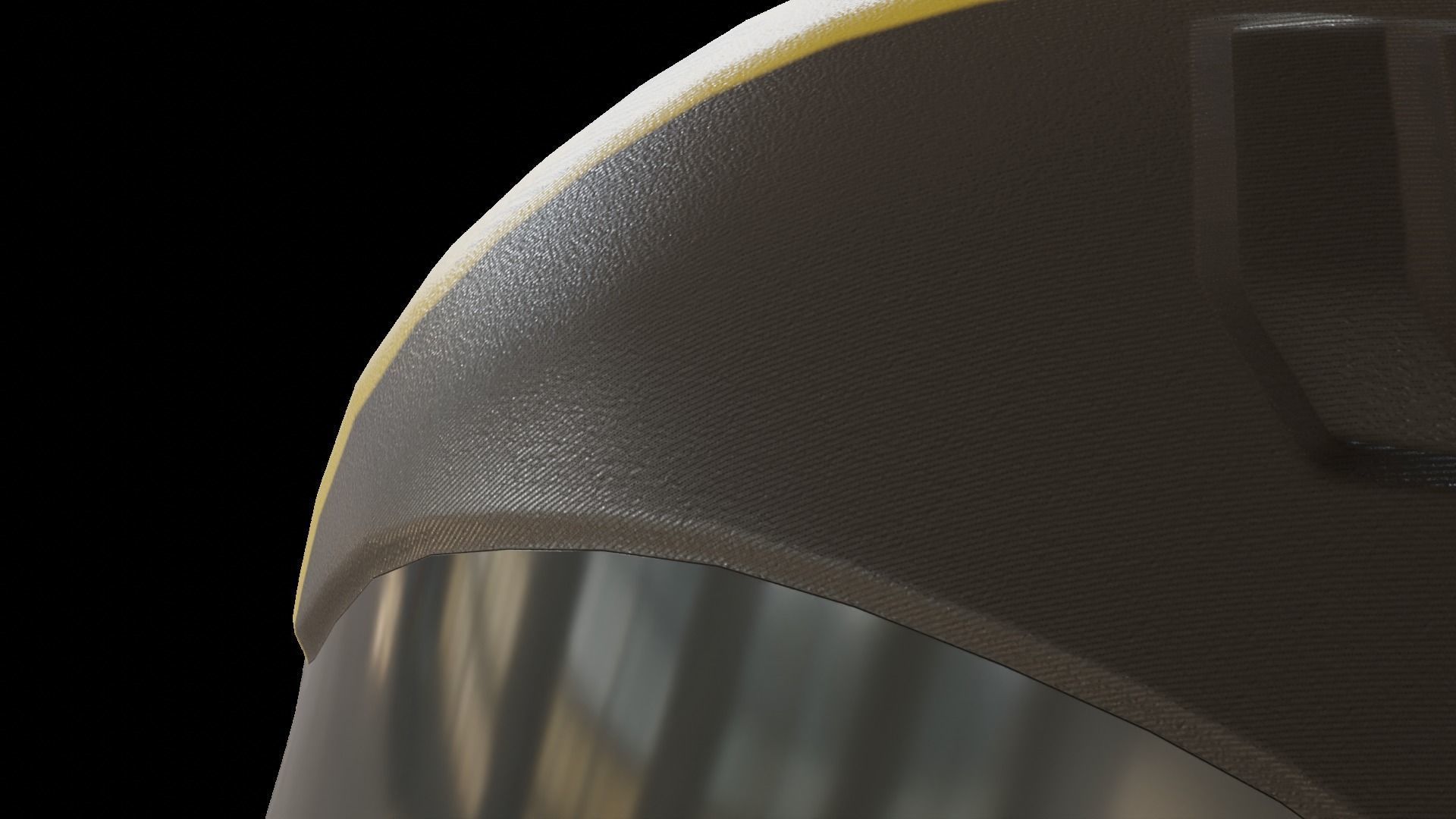 Sci-fi Helmet Low-poly 3D model_15