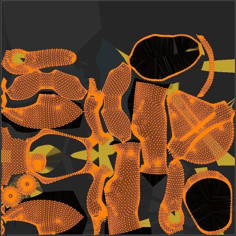 Sci-fi Helmet Low-poly 3D model_17