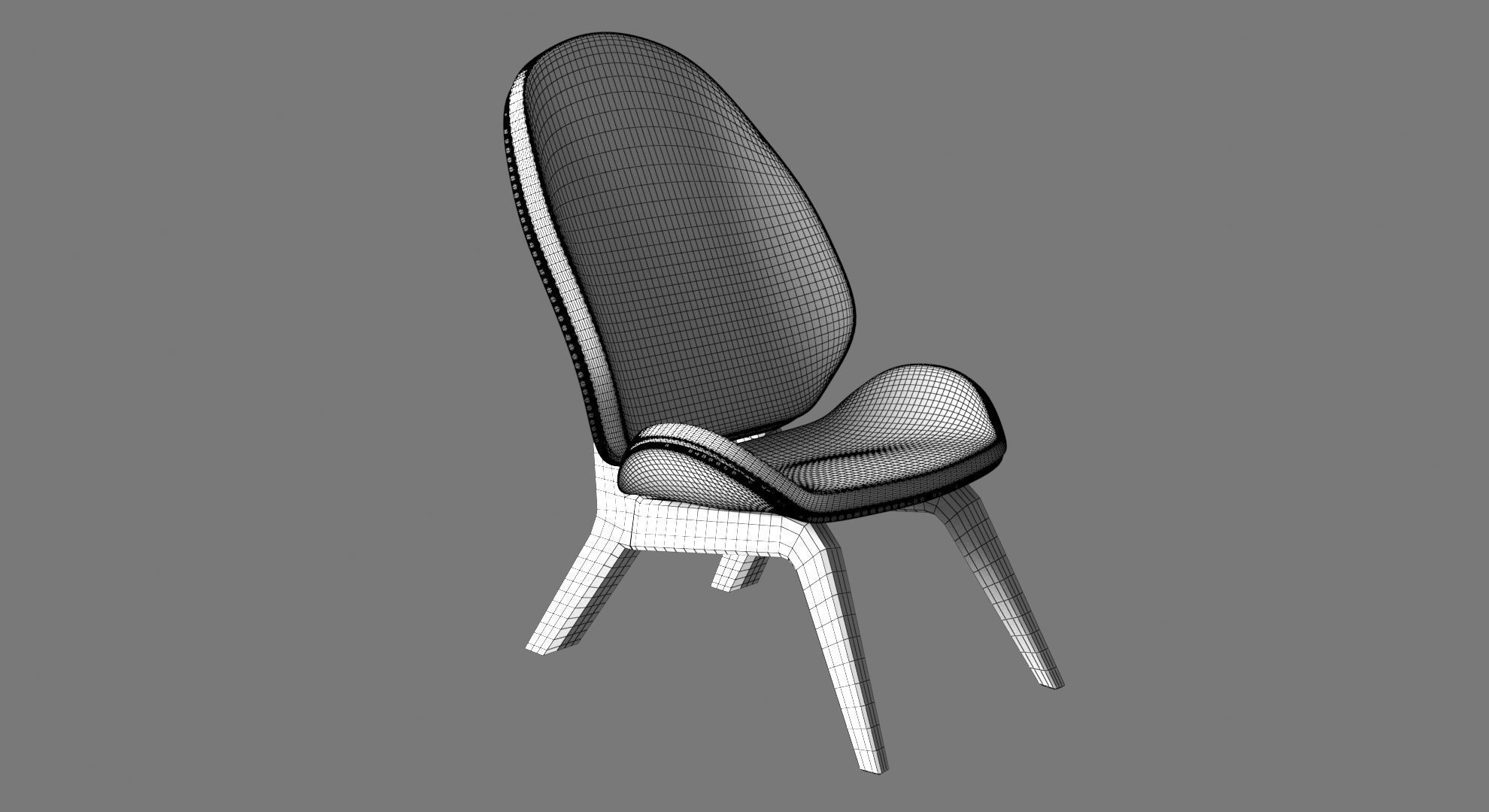Armchair 3D model_10
