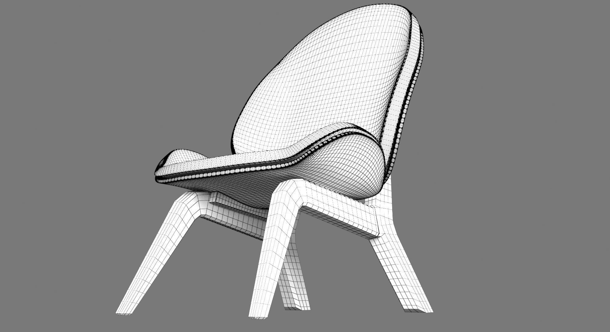 Armchair 3D model_13