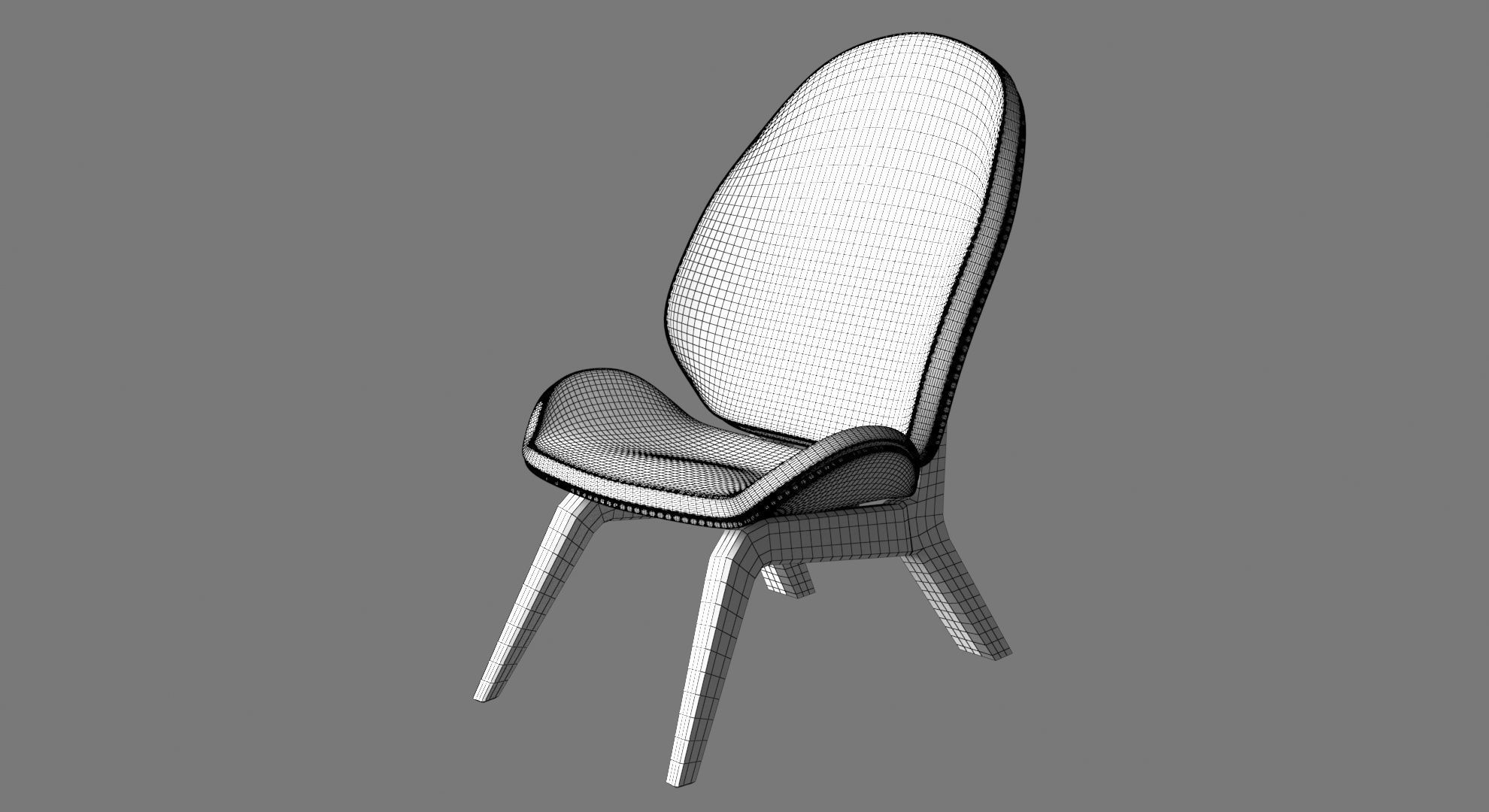 Armchair 3D model_9