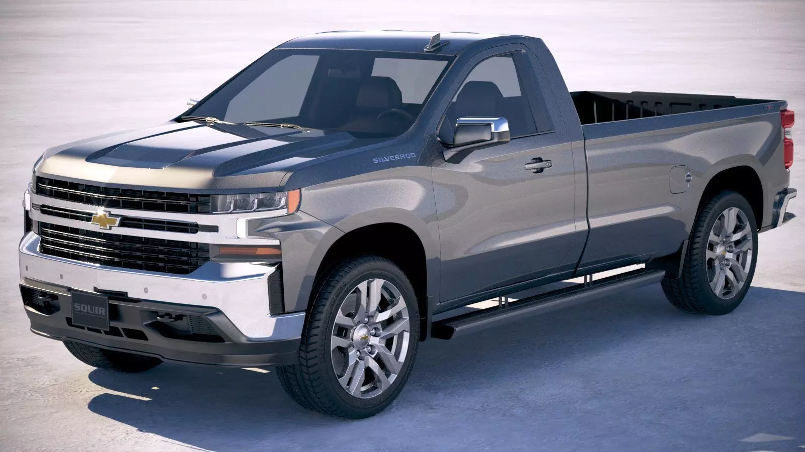 Chevrolet Silverado 1500 LT regular cab CG 2019 3D model