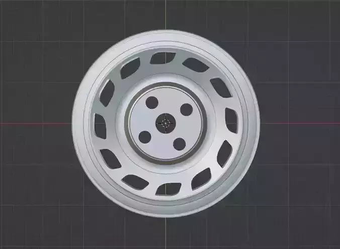 106 GTI RALLYE RIM 3D PRINTABLE MODEL