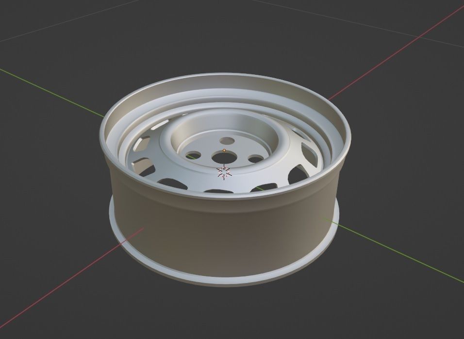 106 GTI RALLYE RIM 3D PRINTABLE MODEL 3D print model_2