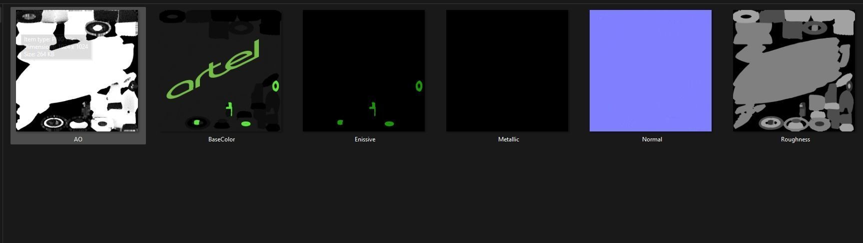 wireless earphones Low-poly 3D model_5