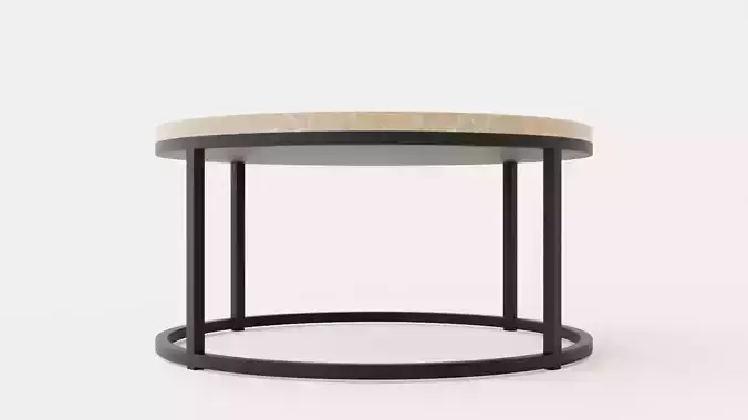 Midtown coffee table sand marble