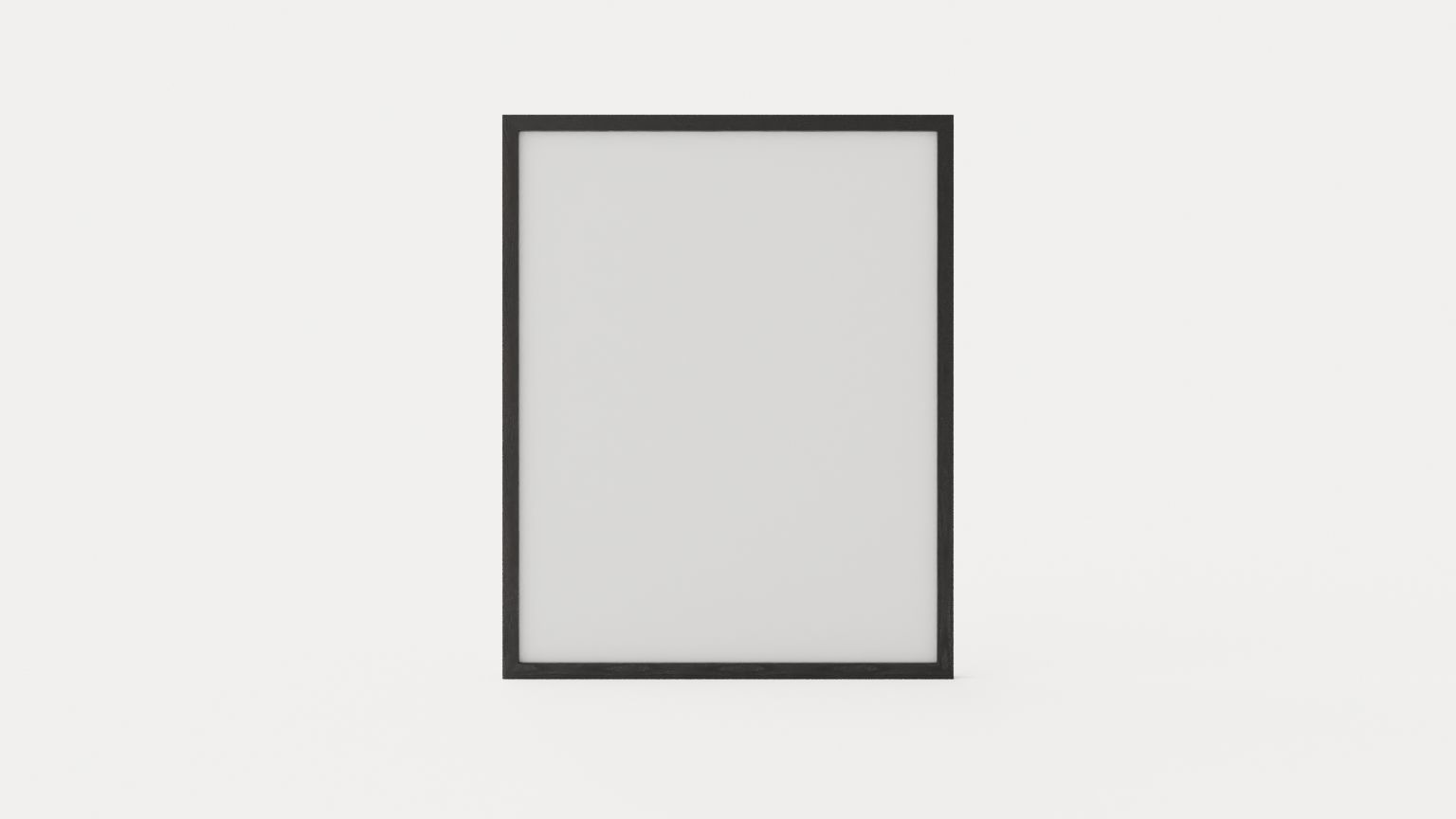 On tour - Black and white photograph printed on photo paper Low-poly 3D model_4