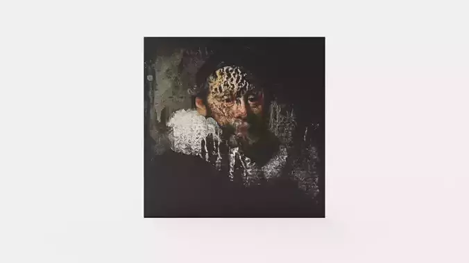 Photo art - Old Rembrandt 2 - Aluminium Low-poly 3D model