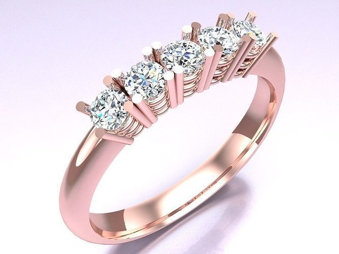Diamond Ring - Womens Rings - N229354 3D print model