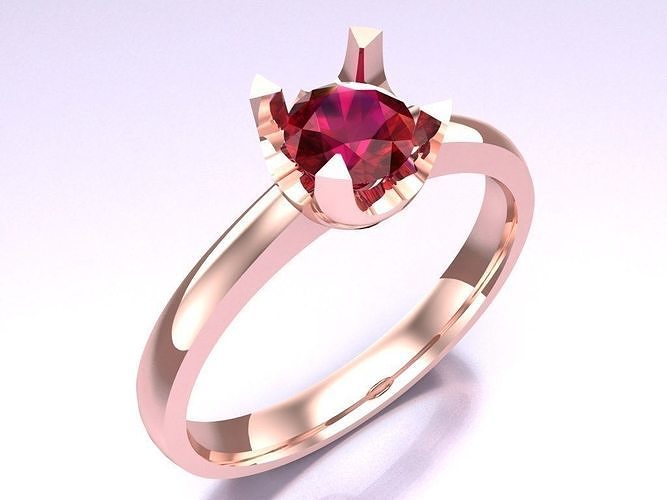 Diamond Ring - Womens Rings - N229417 3D print model
