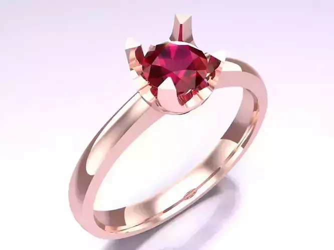 Diamond Ring - Womens Rings - N229417 3D print model