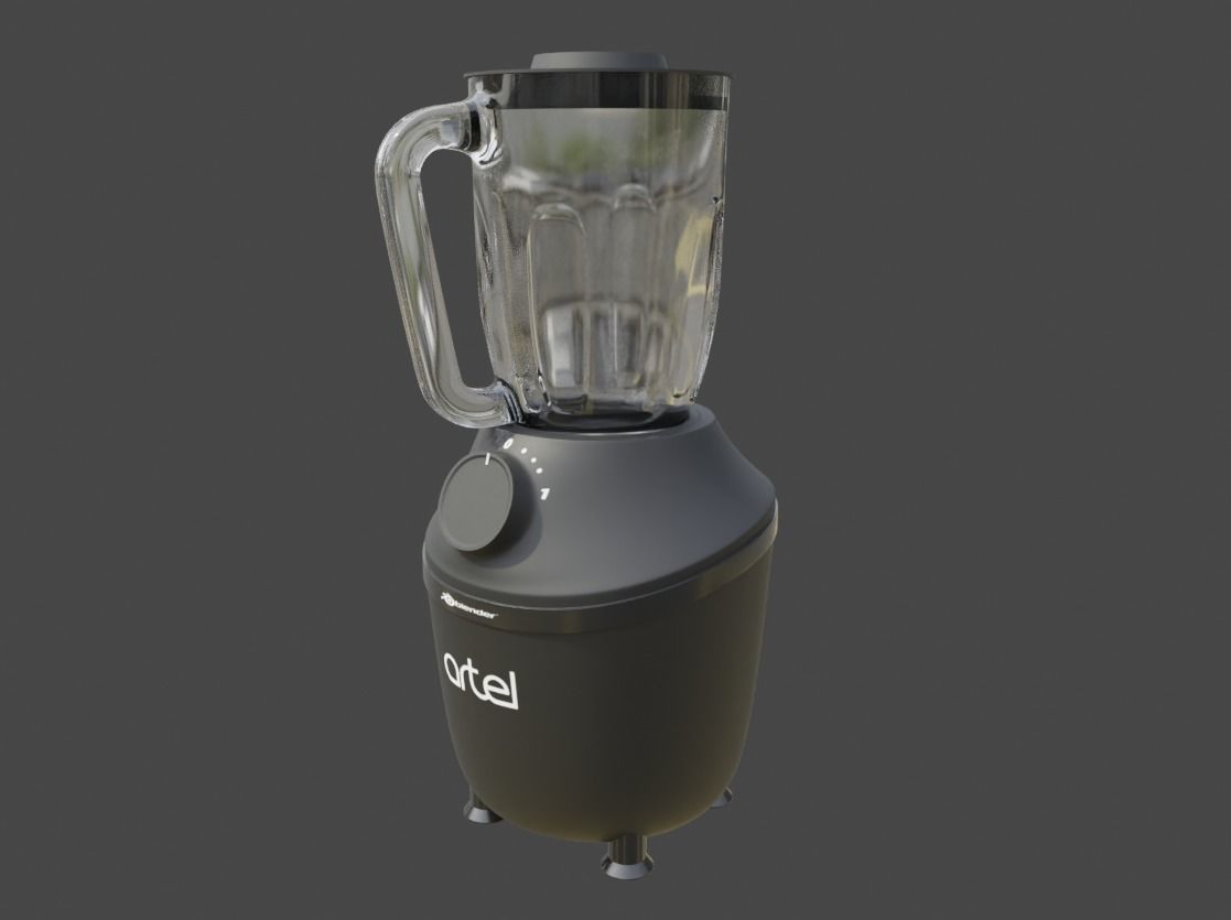Blender Artel Low-poly 3D model_1