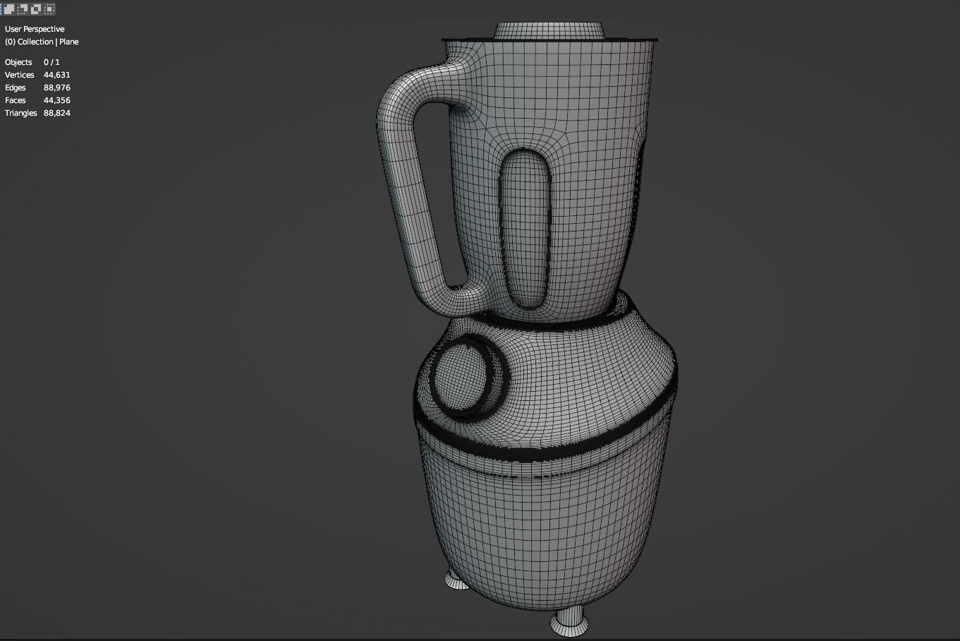 Blender Artel Low-poly 3D model_5