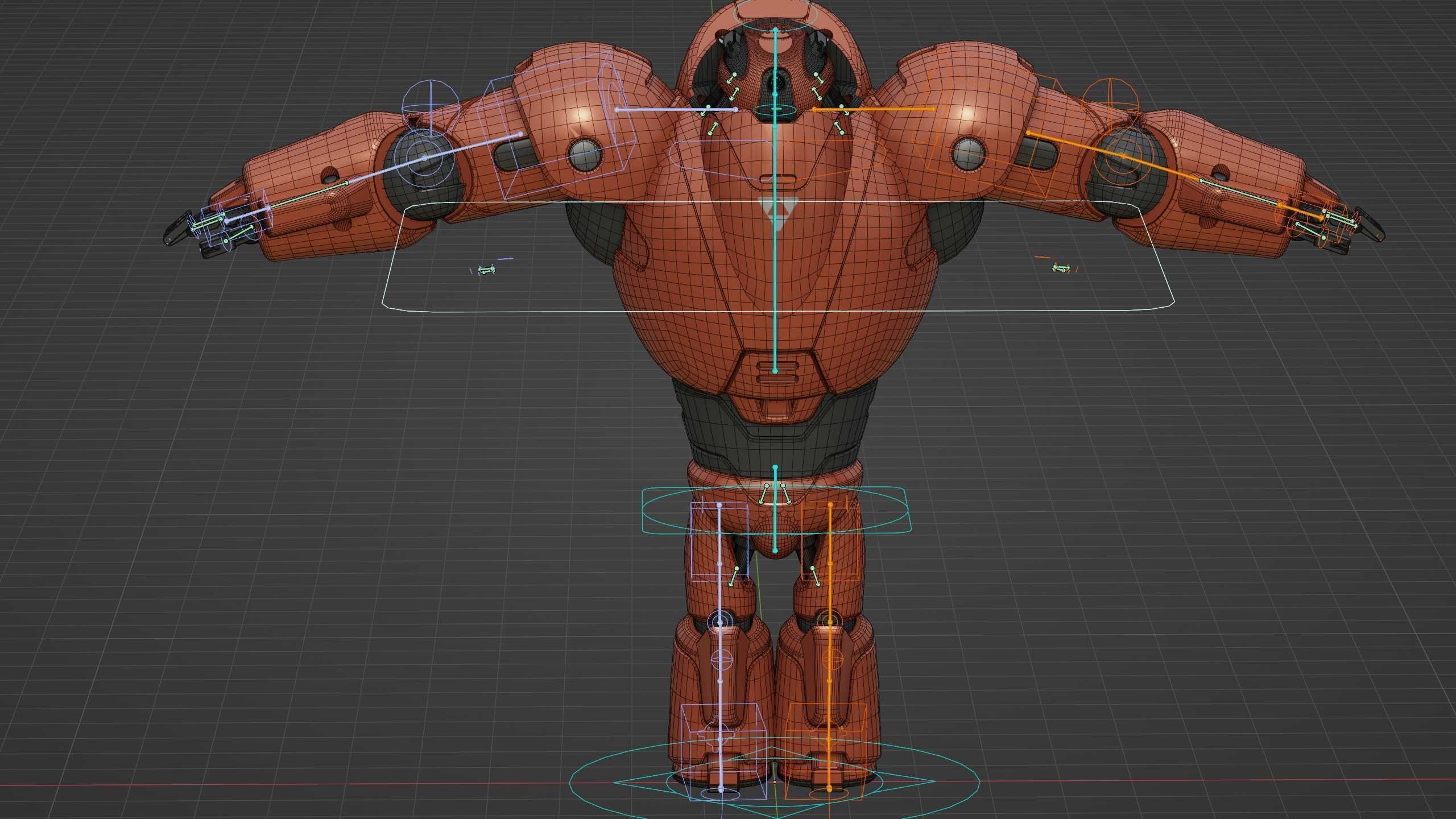 COMBAT DROID M-3000 Rigged for Unreal Engine - Unity - MIXAMO 3D model_39