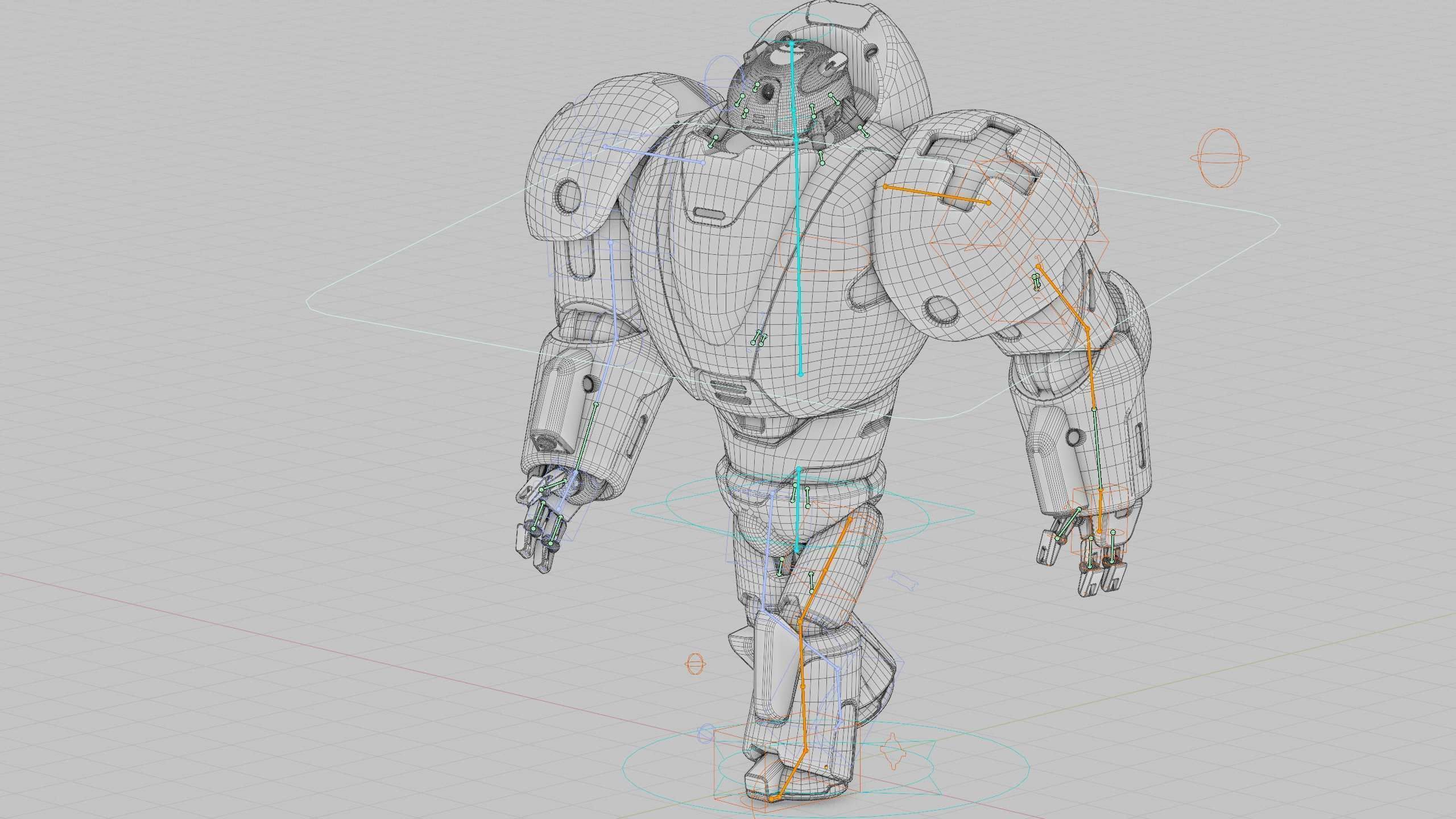 COMBAT DROID M-3000 Rigged for Unreal Engine - Unity - MIXAMO 3D model_40
