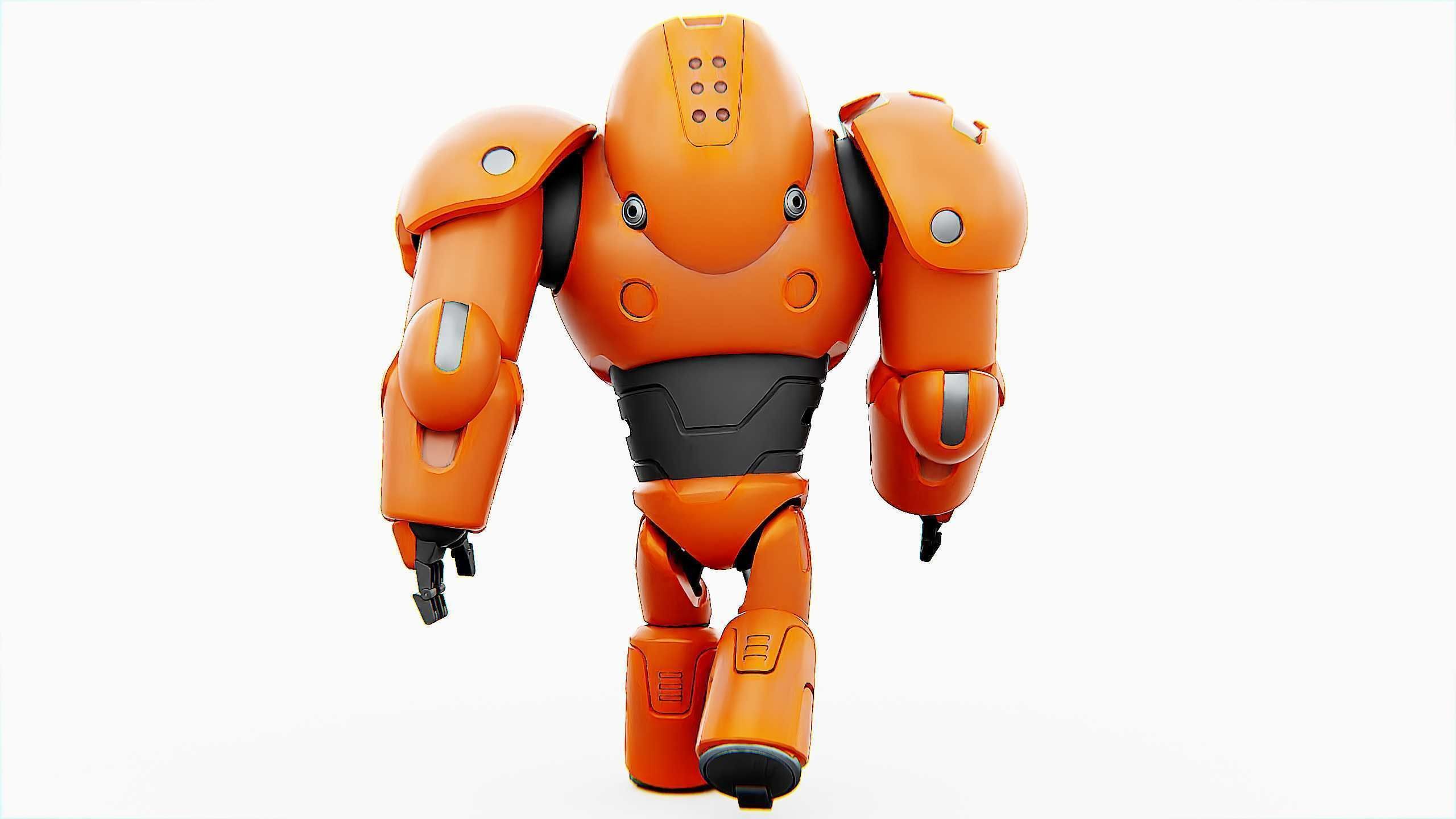 COMBAT DROID M-3000 Rigged for Unreal Engine - Unity - MIXAMO 3D model_28