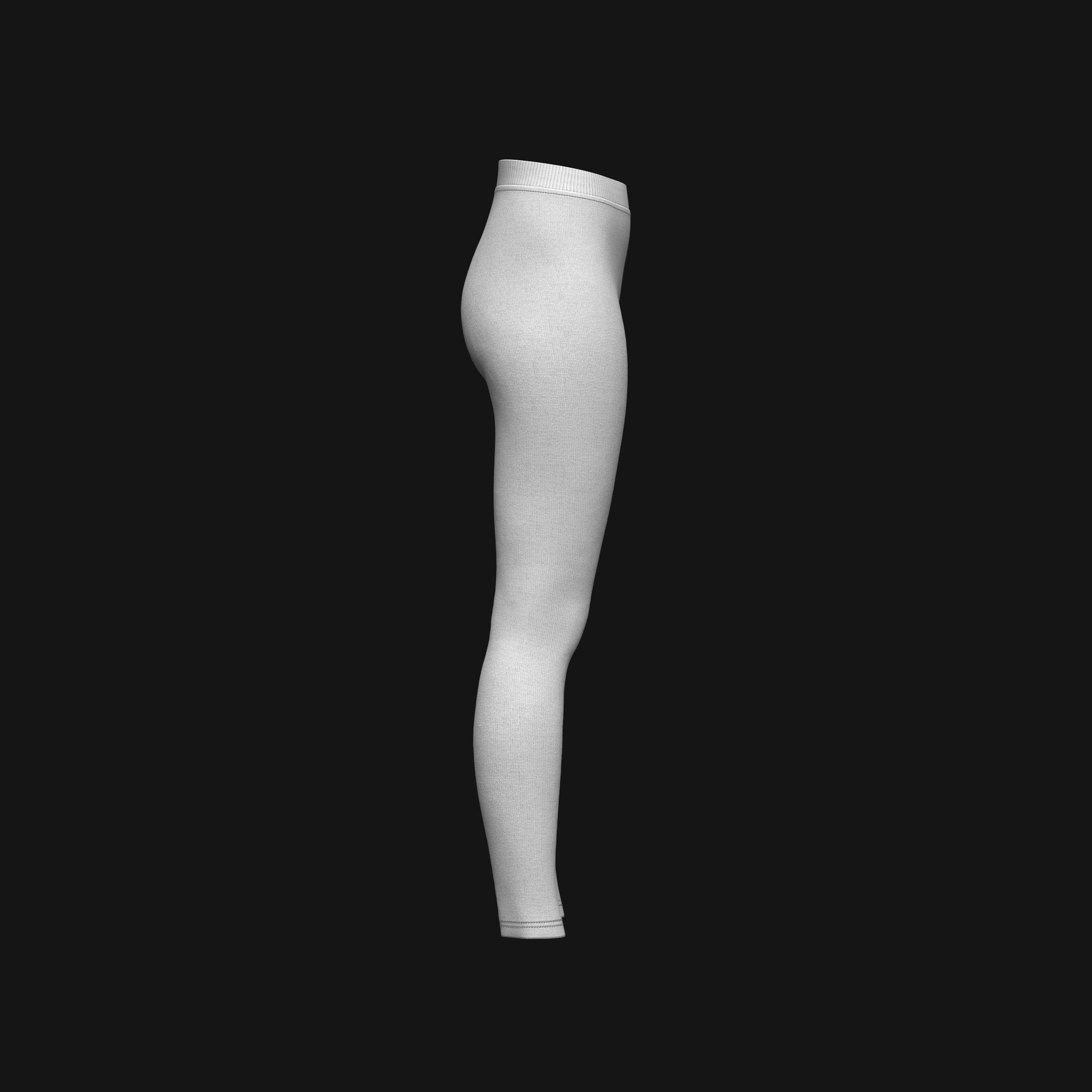 Womens Legging 3d Model 3D model_8
