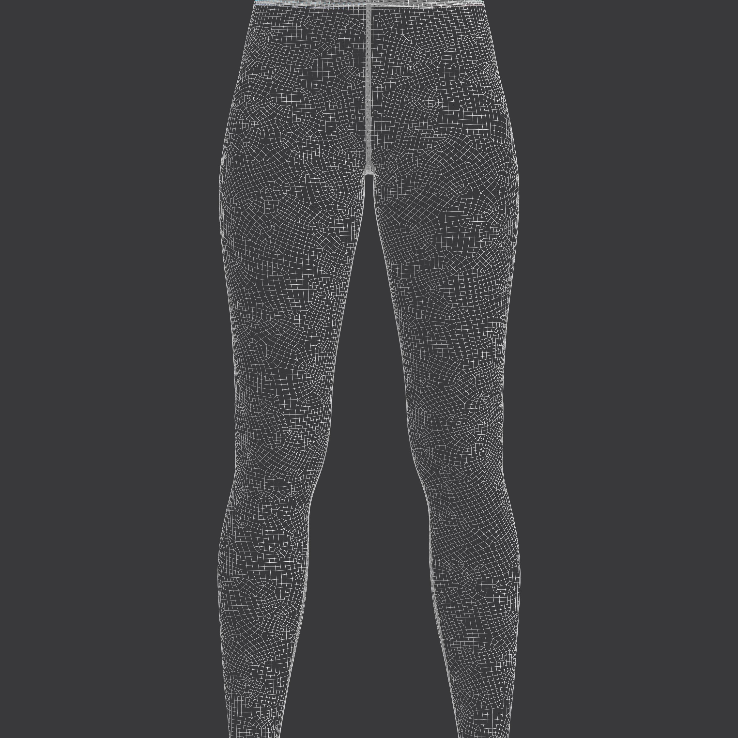Womens Legging 3d Model 3D model_4