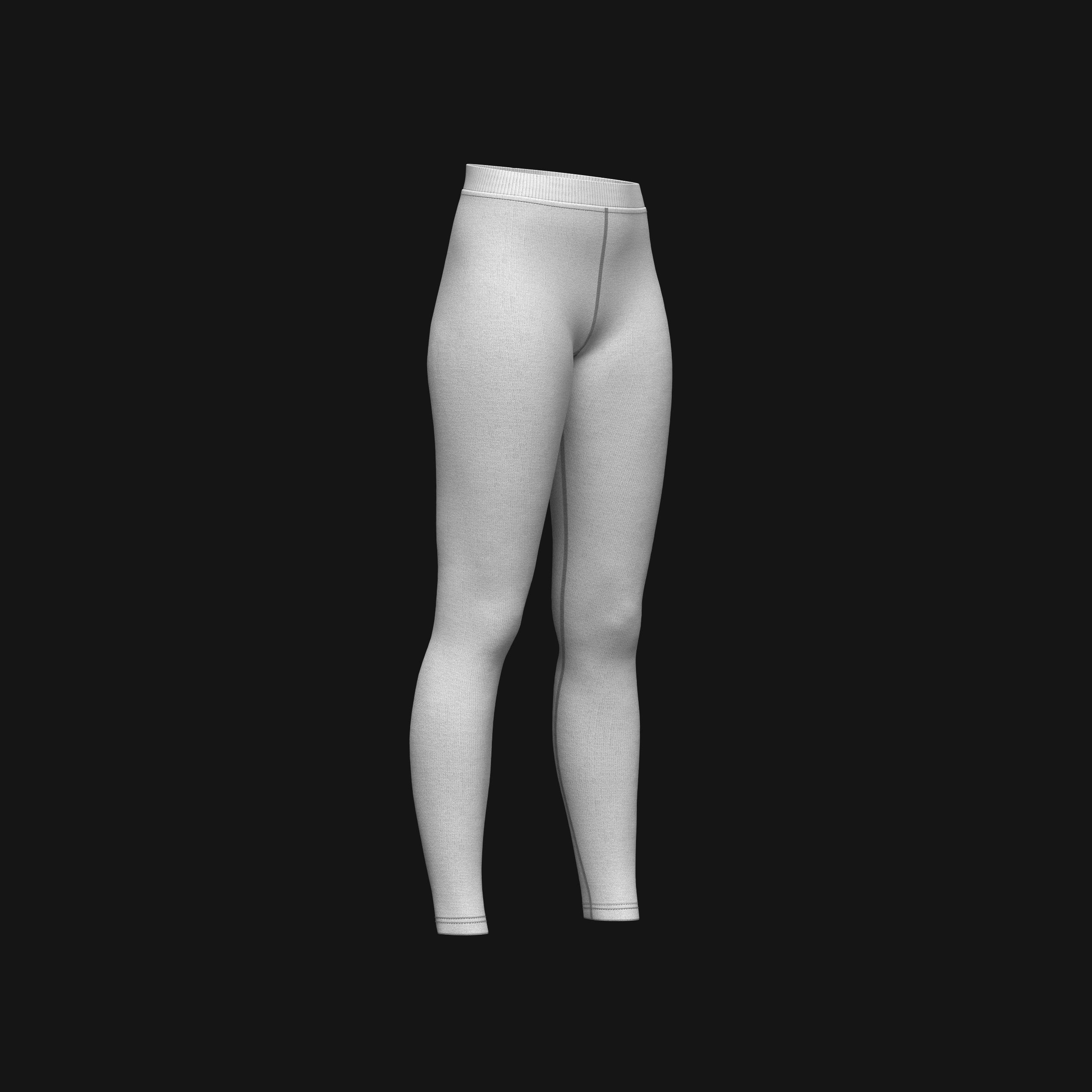 Womens Legging 3d Model 3D model_7