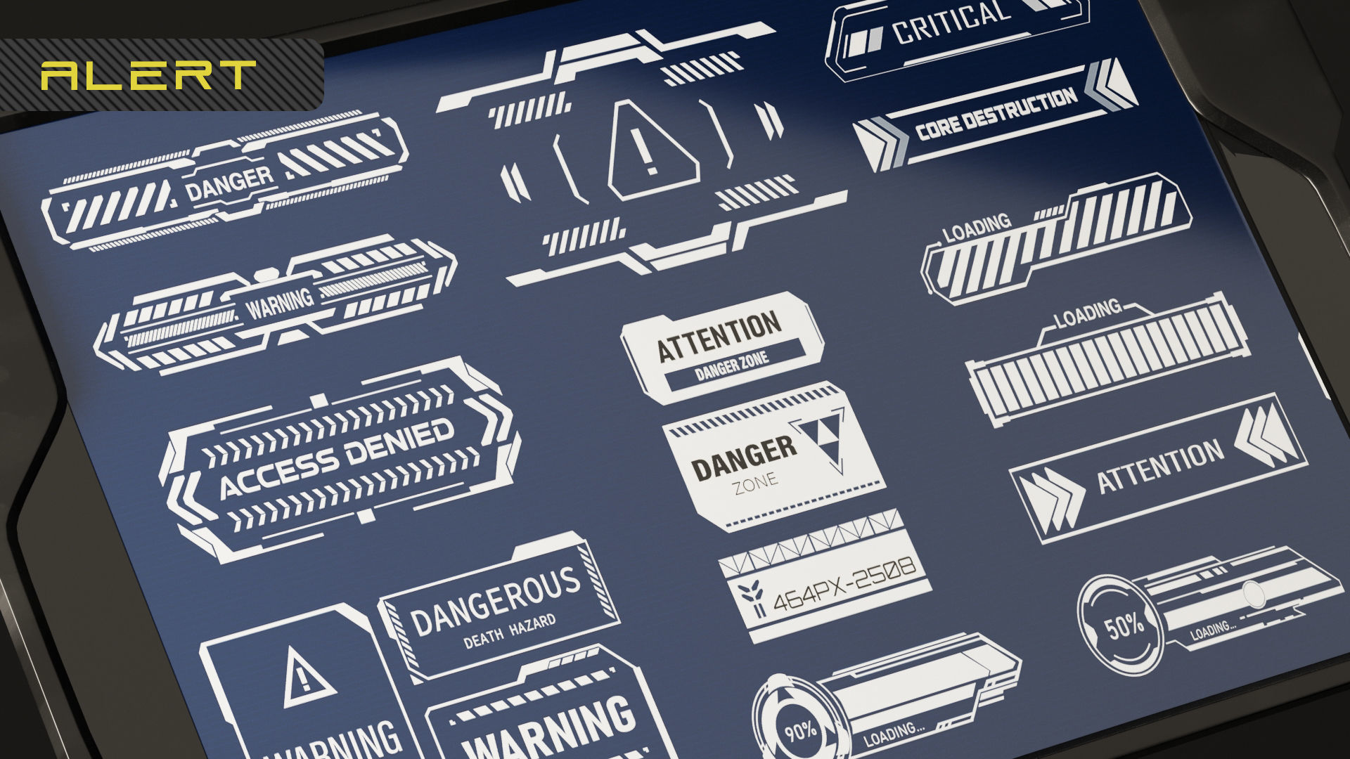150 SCI-FI UI-HUD DECAL VOL02 Texture_1