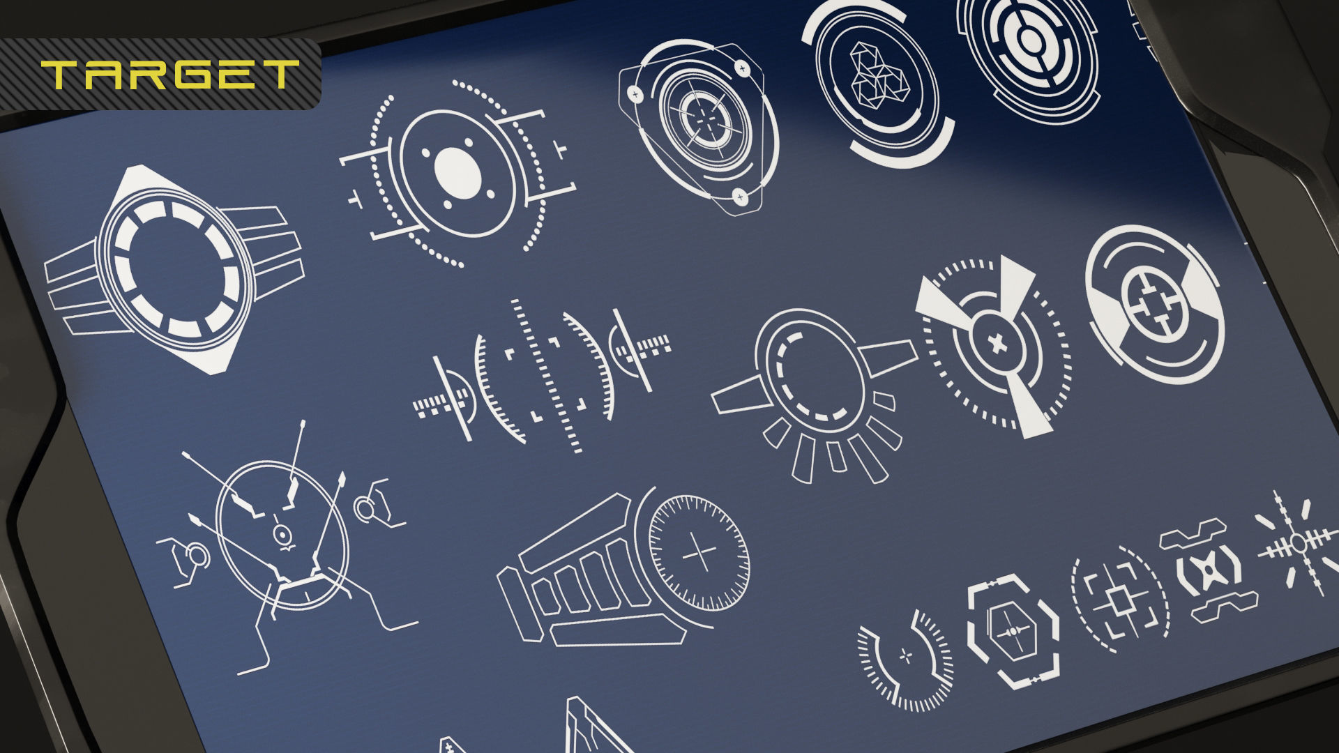 150 SCI-FI UI-HUD DECAL VOL02 Texture_7