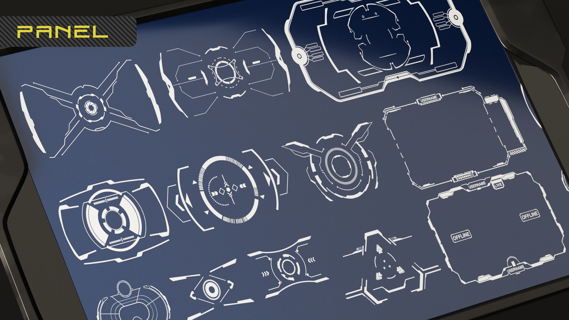 150 SCI-FI UI-HUD DECAL VOL02 Texture_6