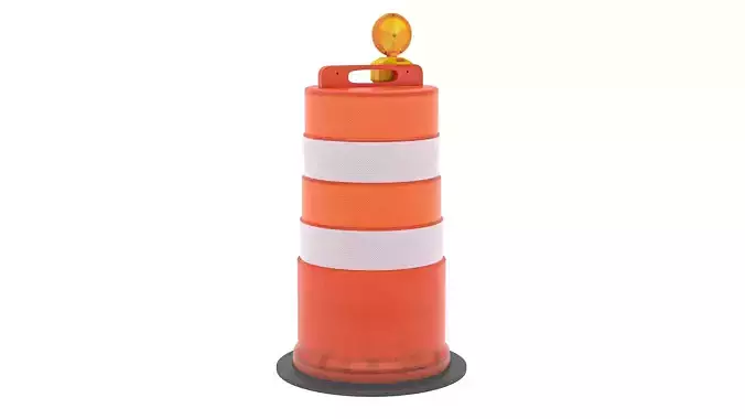 Traffic Barrel Barricade