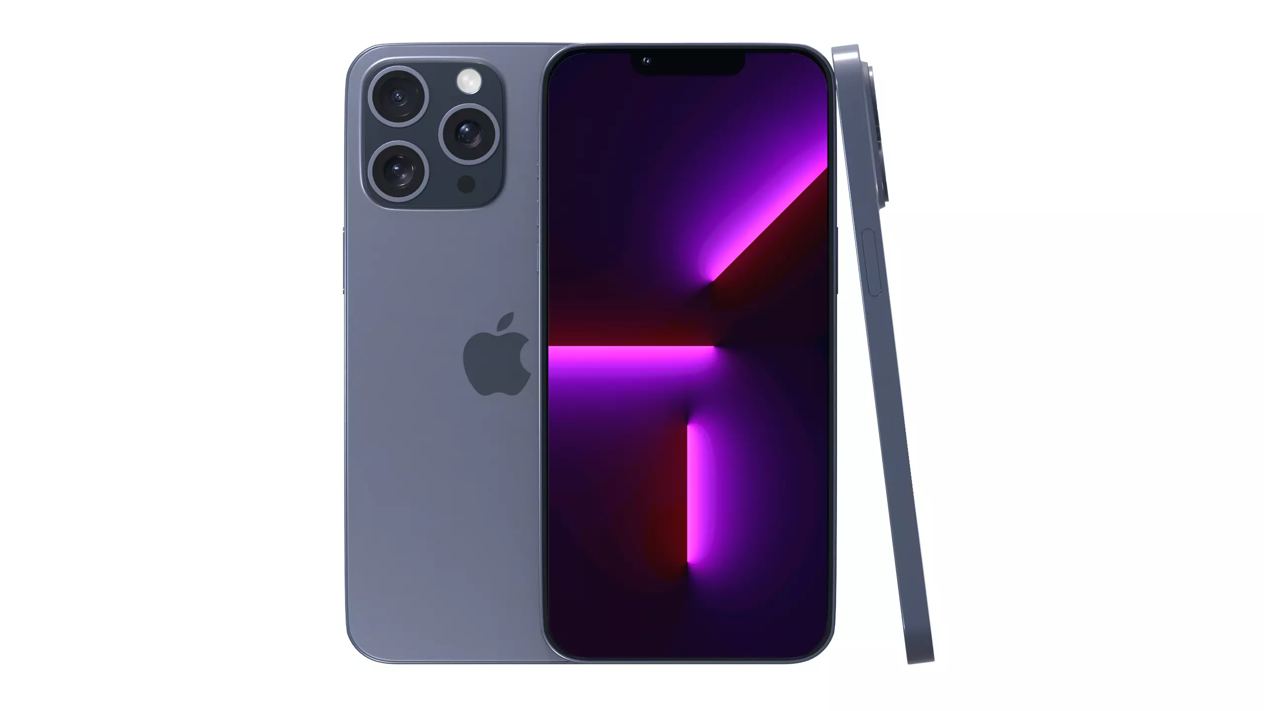 iPhone 13 Pro Max Midnight 3D model_0