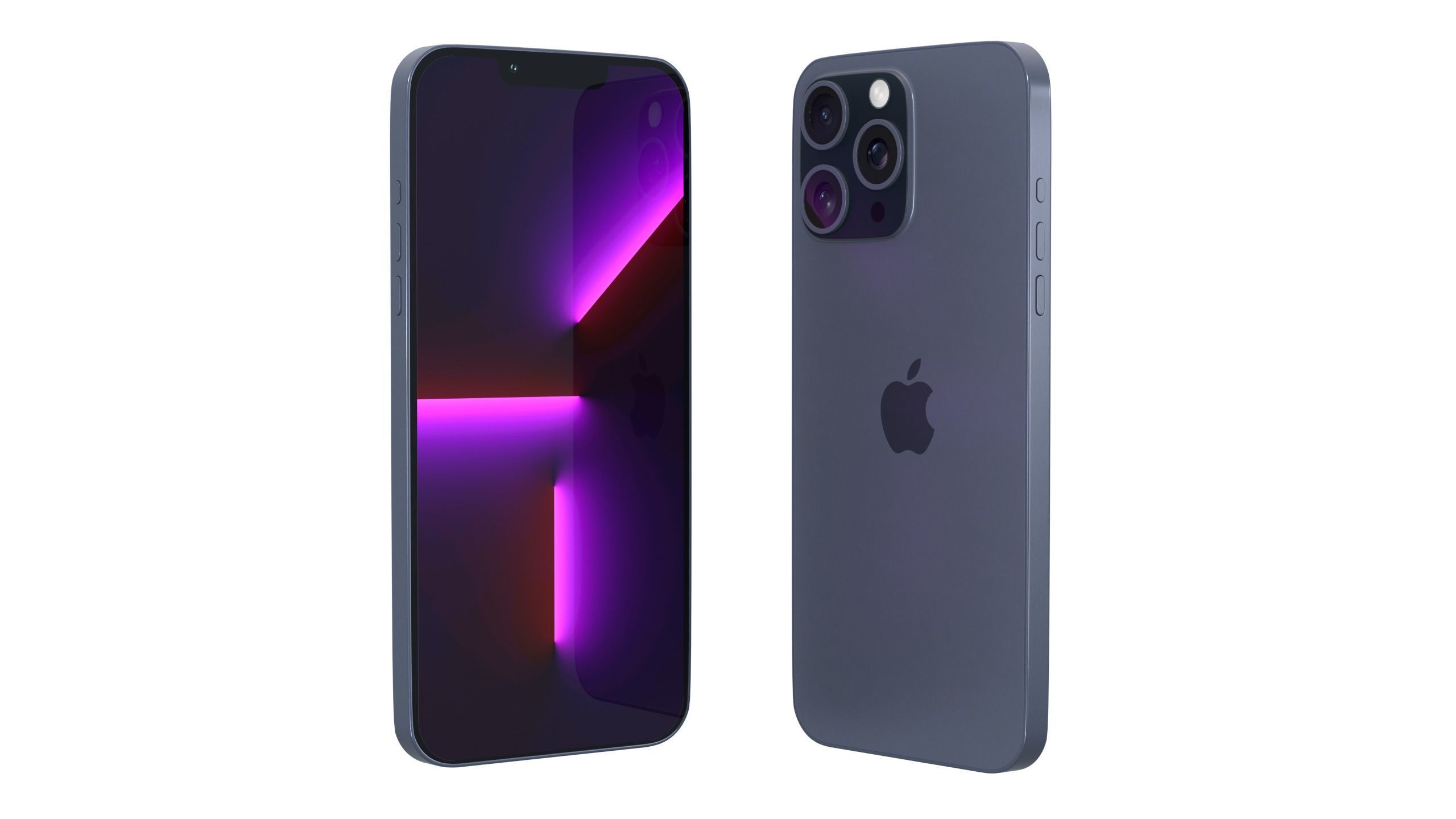 iPhone 13 Pro Max Midnight 3D model_4