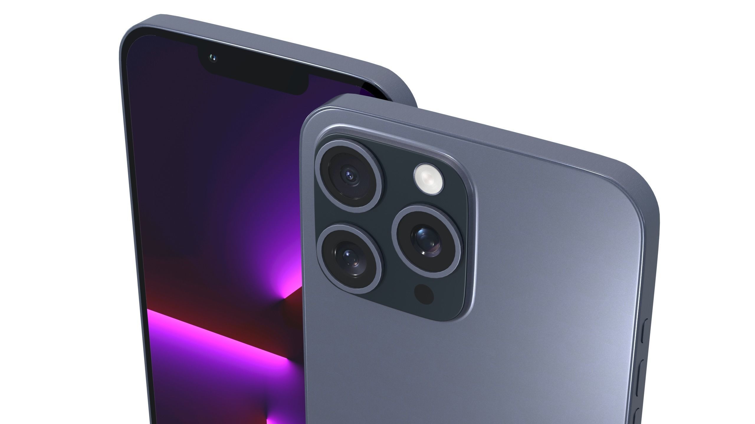 iPhone 13 Pro Max Midnight 3D model_2