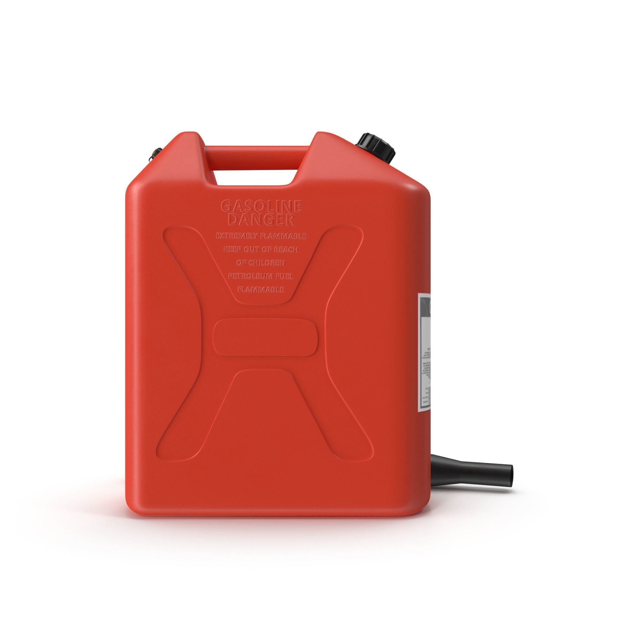 Gasoline Tank Clean Low-poly 3D model_15