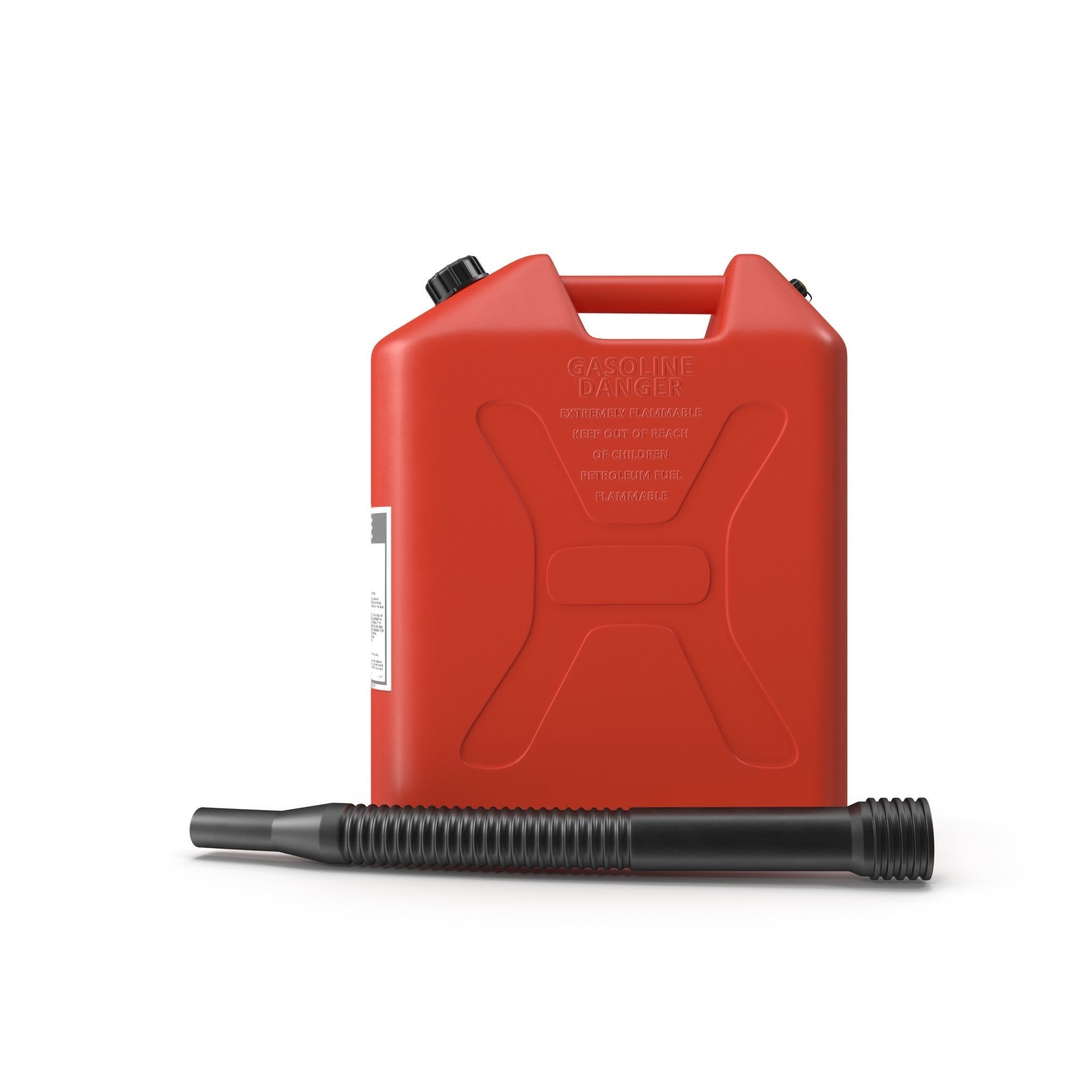 Gasoline Tank Clean Low-poly 3D model_9