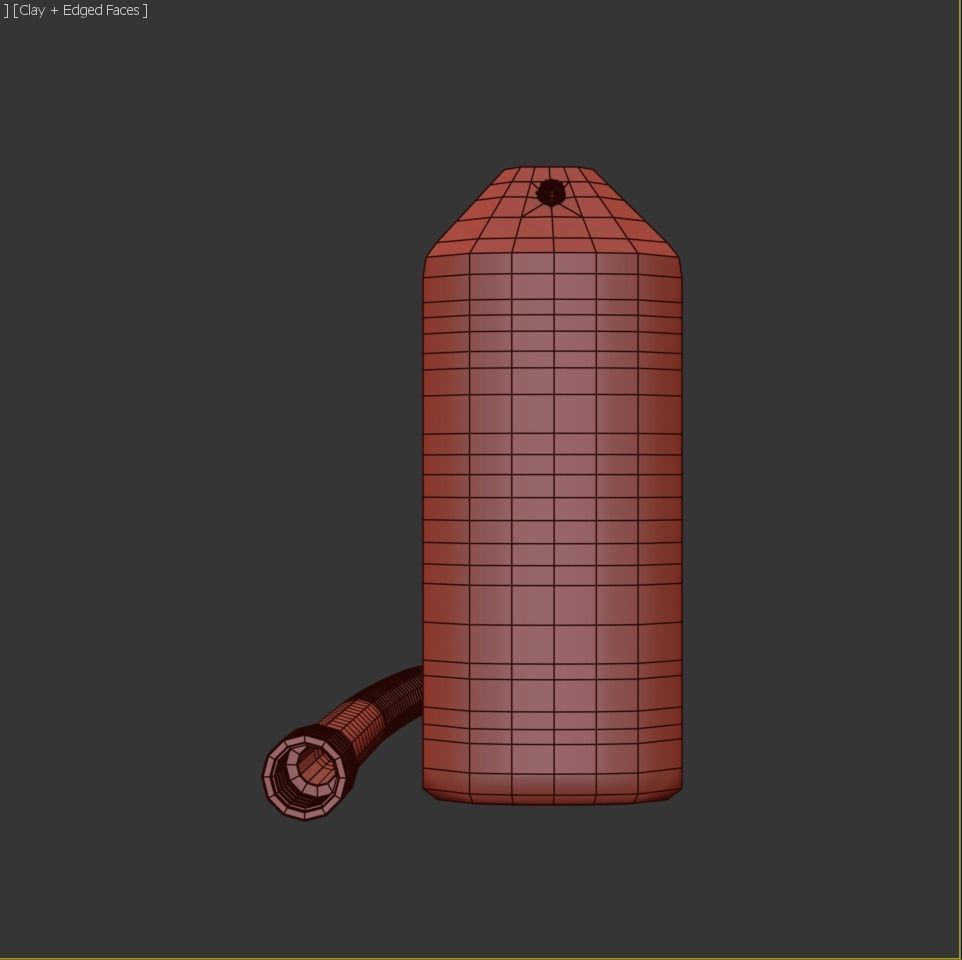 Gasoline Tank Clean Low-poly 3D model_13