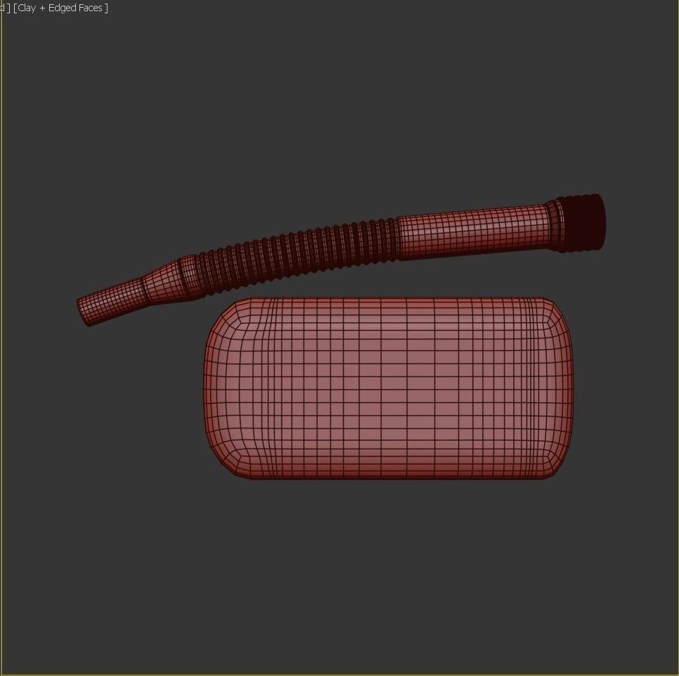 Gasoline Tank Clean Low-poly 3D model_23