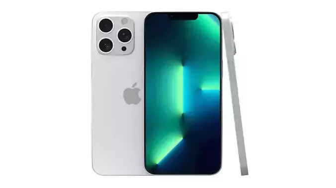 iPhone 13 Pro Max White 3D model