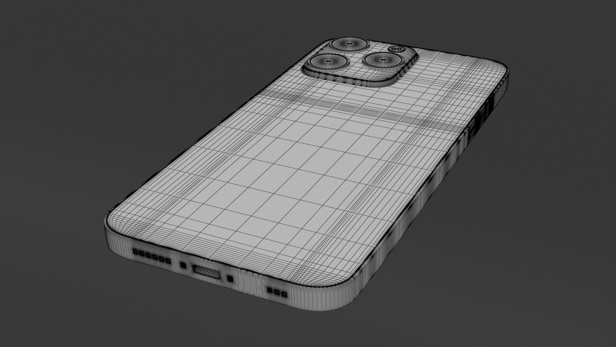 iPhone 13 Pro Max White 3D model_8