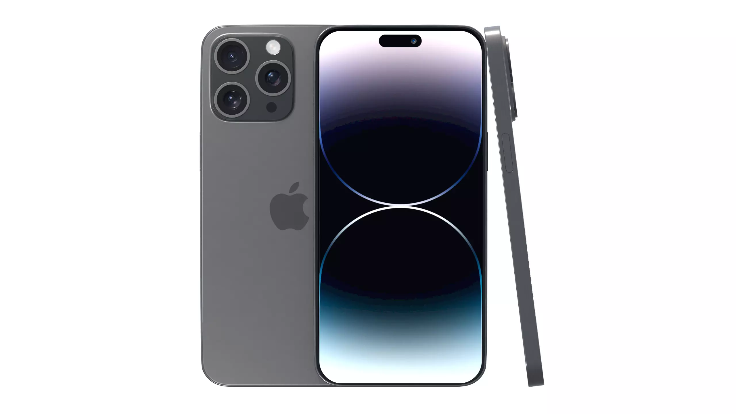 iPhone 14 Pro Max Black 3D model_0