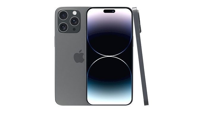 iPhone 14 Pro Max Black 3D model