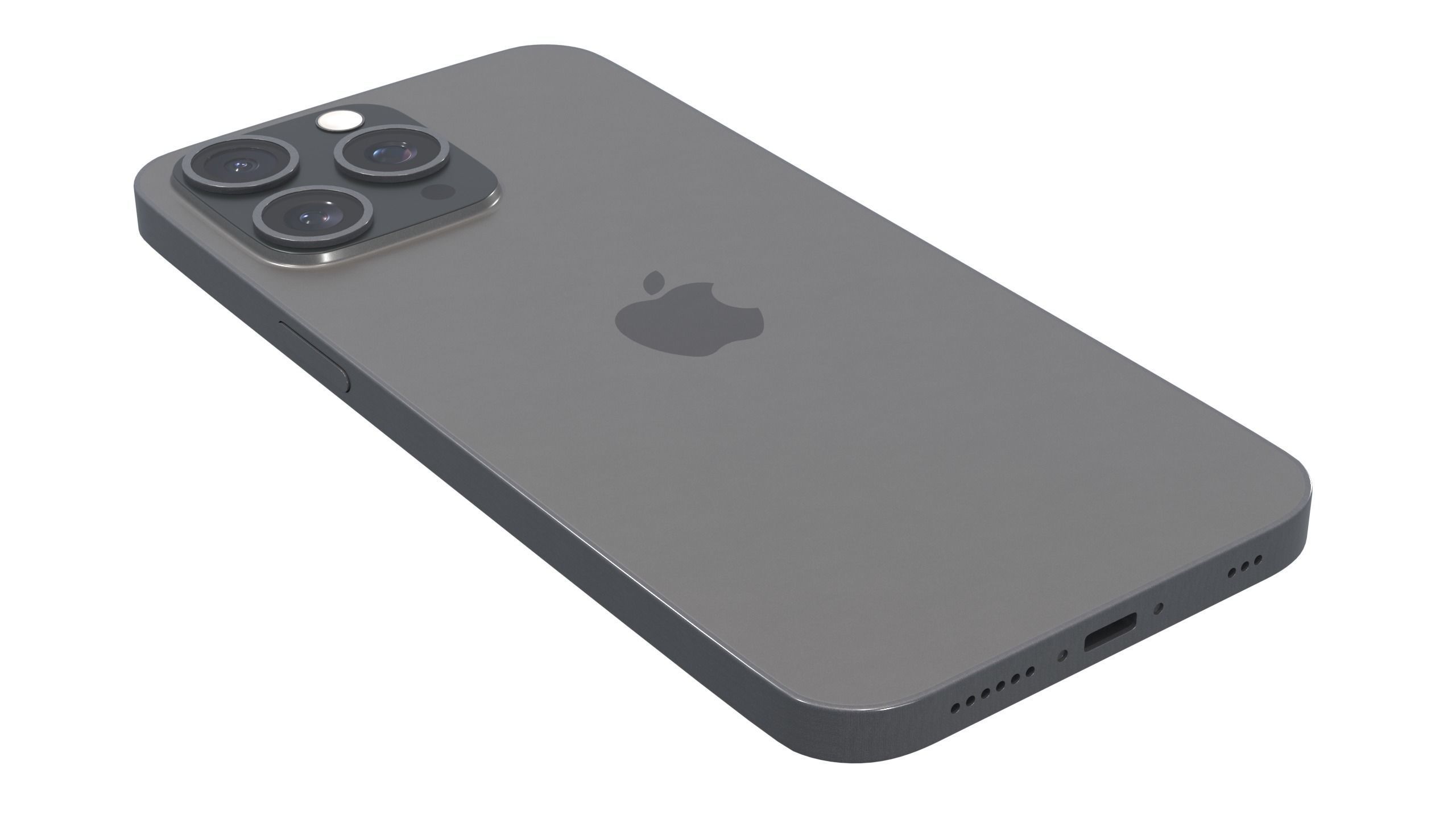 iPhone 14 Pro Max Black 3D model_3