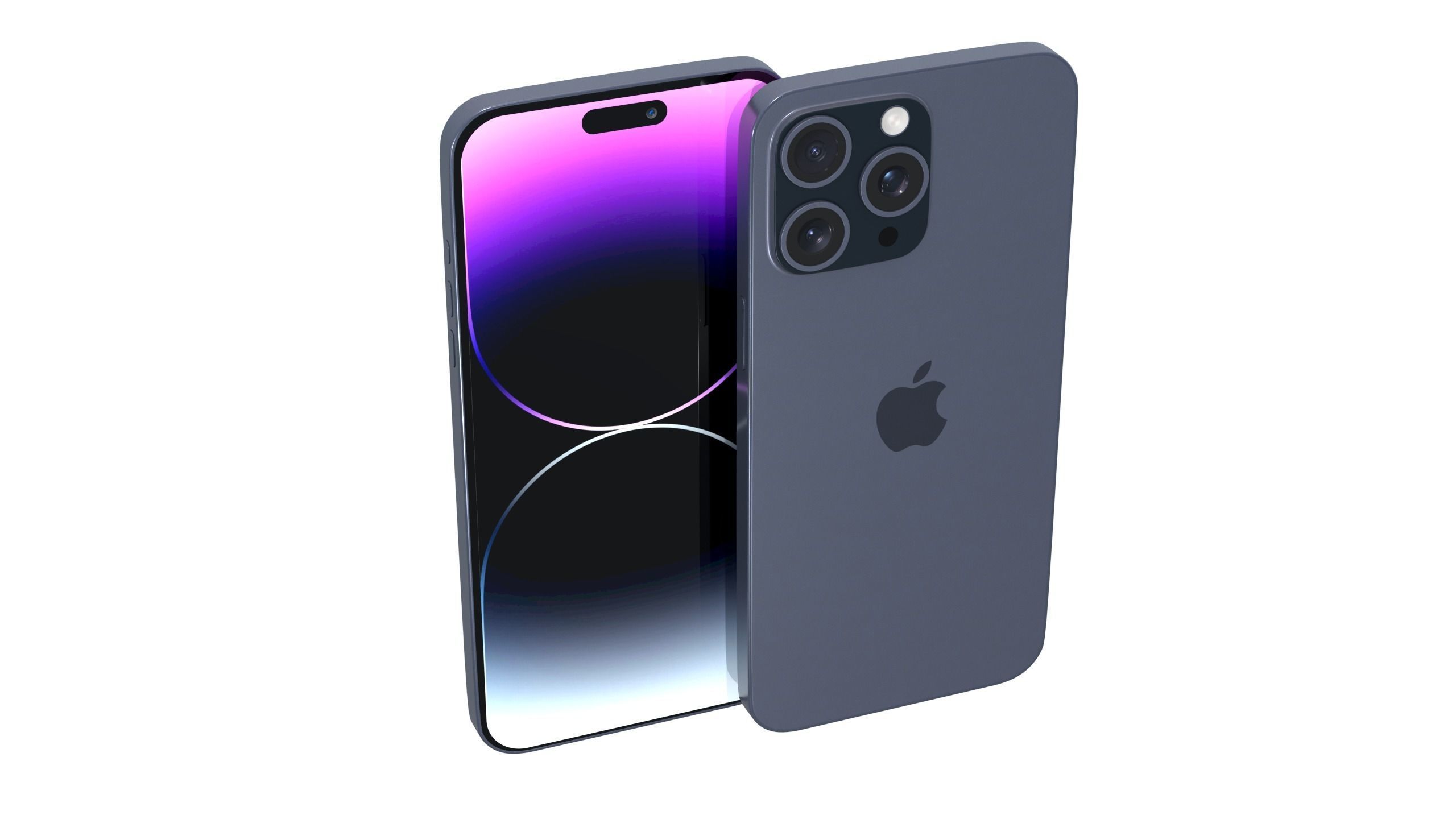 iPhone 14 Pro Max Midnight 3D model_1