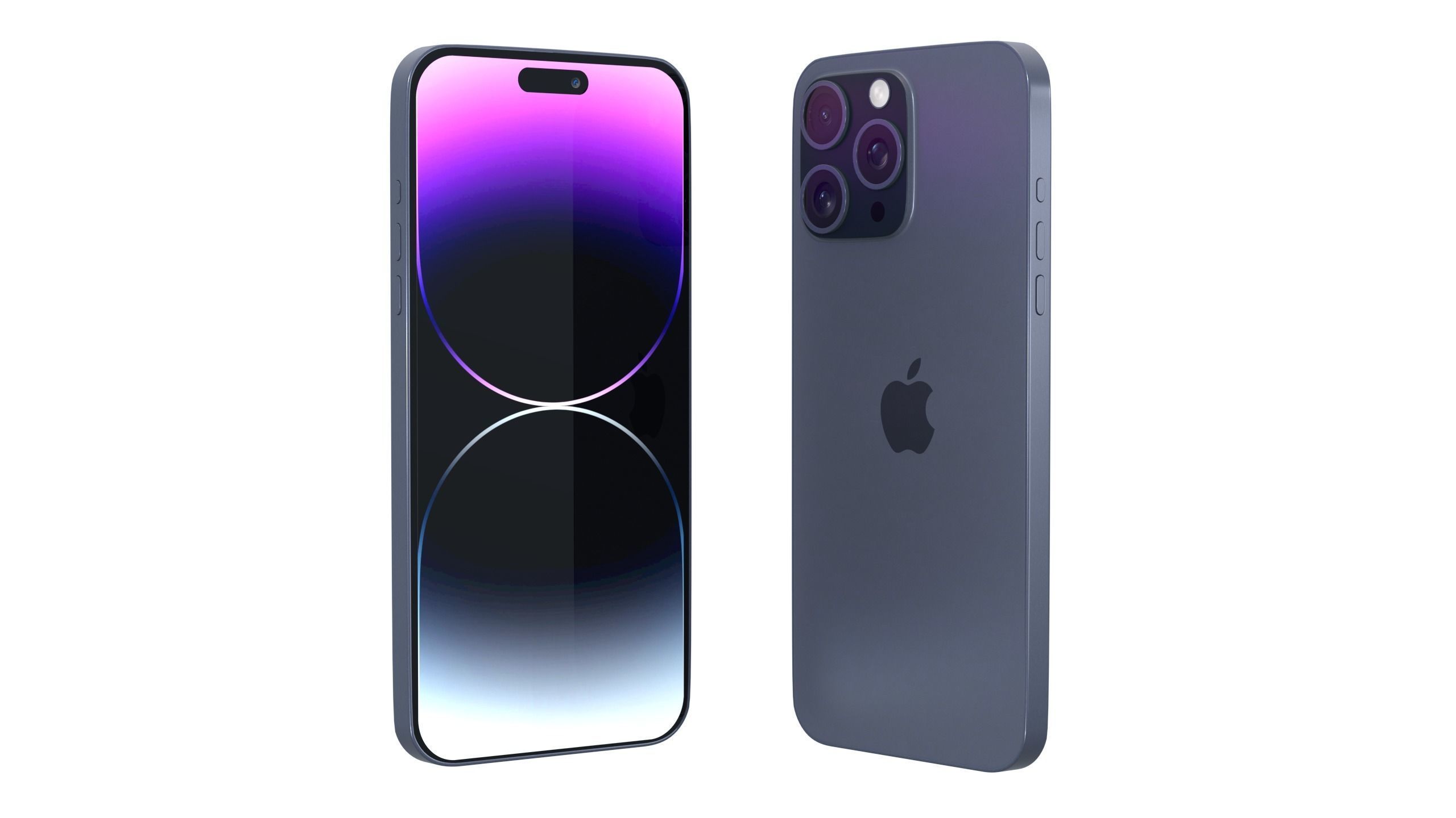 iPhone 14 Pro Max Midnight 3D model_4