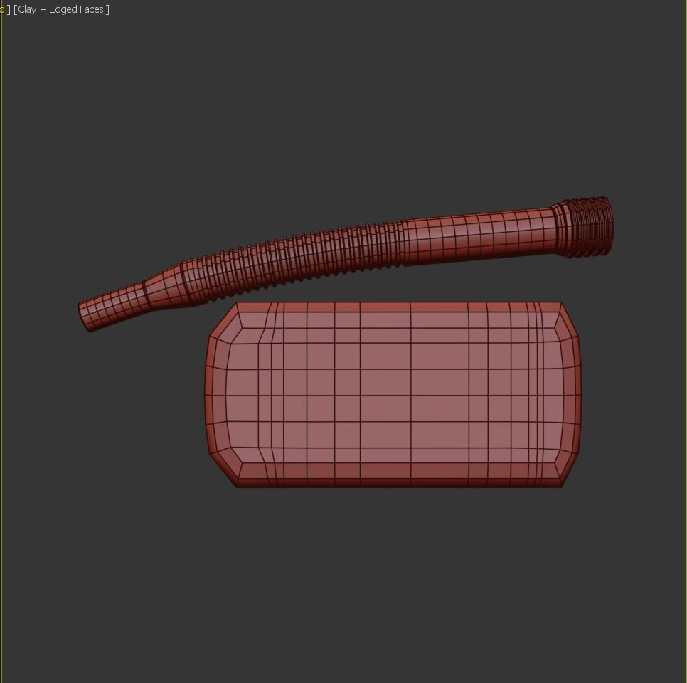 Gasoline Tank Dirt Low-poly 3D model_22