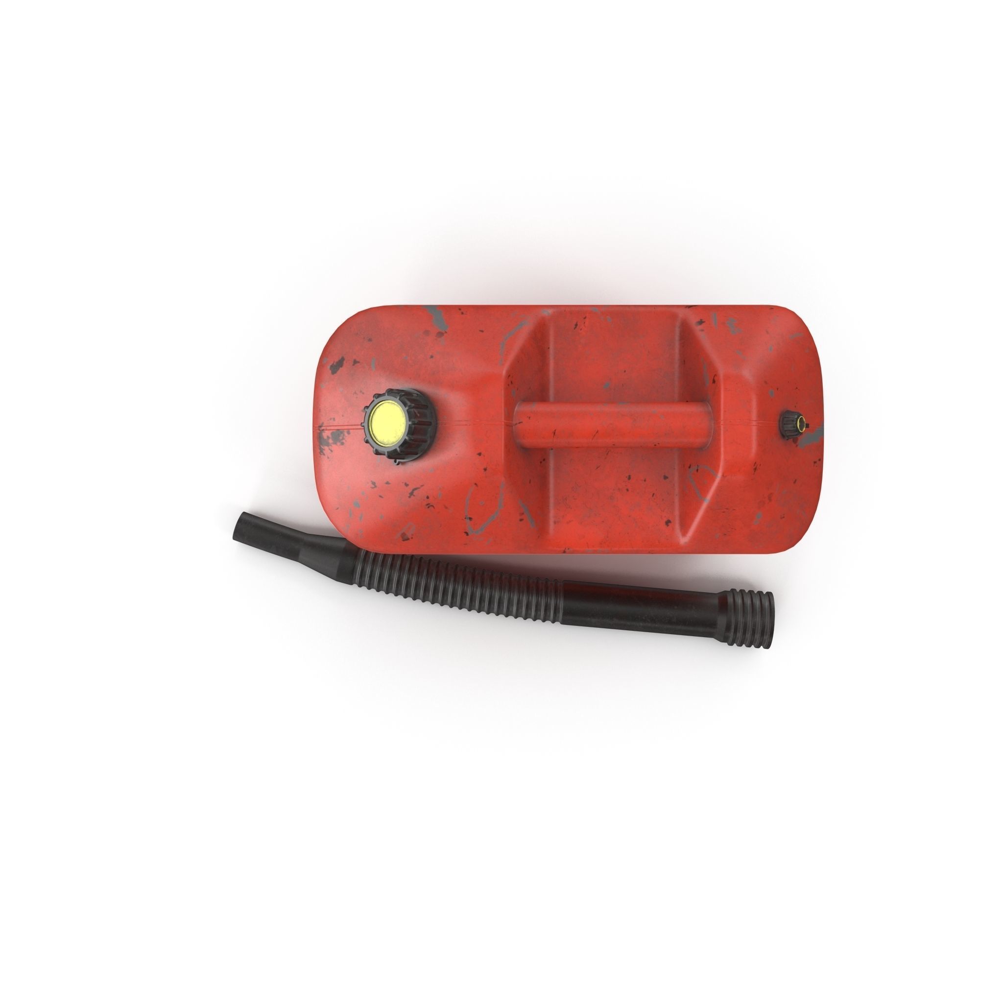 Gasoline Tank Dirt Low-poly 3D model_3